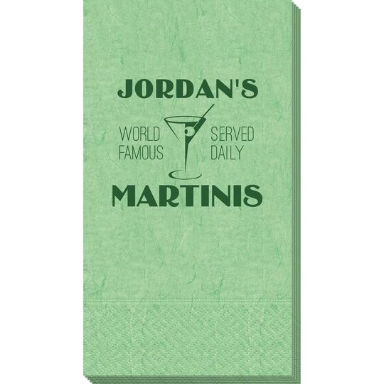 World Famous Martinis Bali Guest Towels